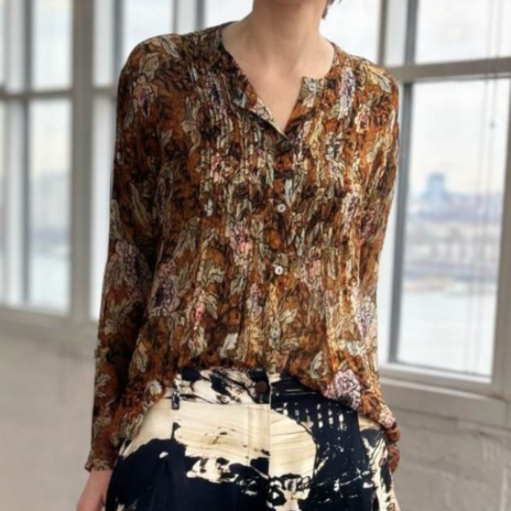 Raag Autumn Floral Button Up Shirt